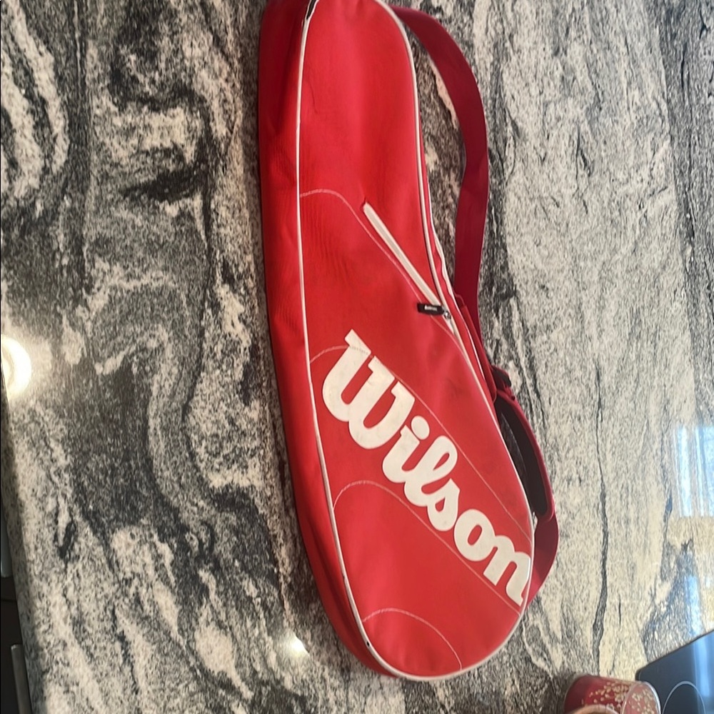 Wilson Vibrant Red Tennis Bag